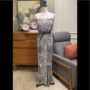 Bisou Bisou strapless long dress size 12